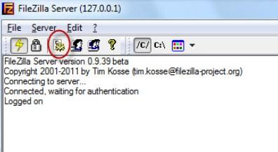 запуск и настройка FTP FileZilla Server - скриншот 6