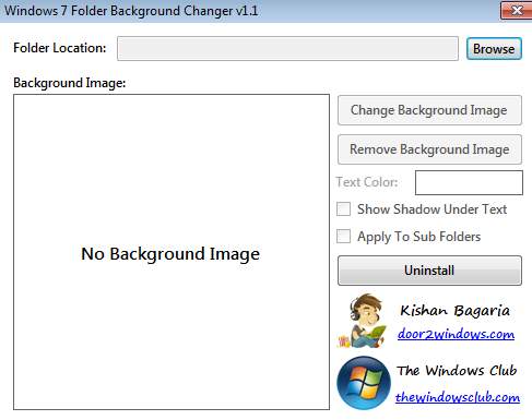 Windows 7 Folder Background - установка фона для папок 2