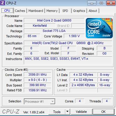 CPU-Z разгон P5E Deluxe