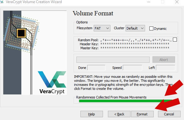 как зашифровать файлы и скрыть их паролем - VeraCrypt инструкция - скриншот 10