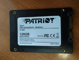 Отзыв о Patriot Spark SSD - фотография 2