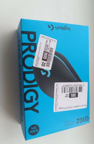 обзор Logitech G G102 Prodigy Gaming Mouse Black USB - unboxing (распаковка) - фото 2