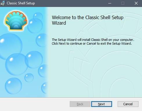 настройки меню "Пуск" в Windows 7/8 или 10 - программа Classic Shell - скриншот 7 - установка
