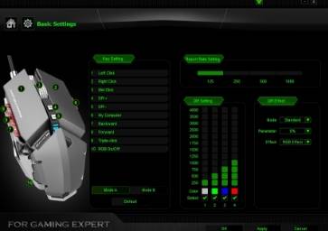 обзор LUOM G50 Programmable 10 Button Professional Mechanical Gaming Mouse - unboxing (распаковка) - использование - скриншот программы