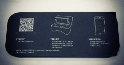 обзор Xiaomi VR Virtual Reality 3D Glasses - unboxing (распаковка) - фото 6