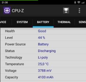 CPU-Z Redmi 4 Prime - скриншот 4