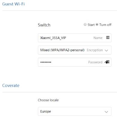 обзор Xiaomi Mi WiFi Router 3 - веб-интерфейс прошивки, английский язык - скриншот 5