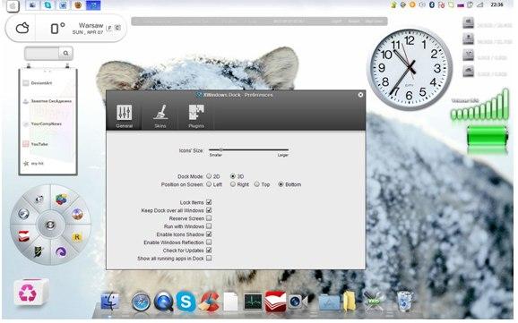 Док панель для windows 10 в стиле mac os