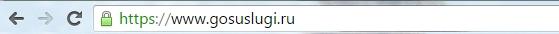 Защищенный сайт Gosuslugi.ru