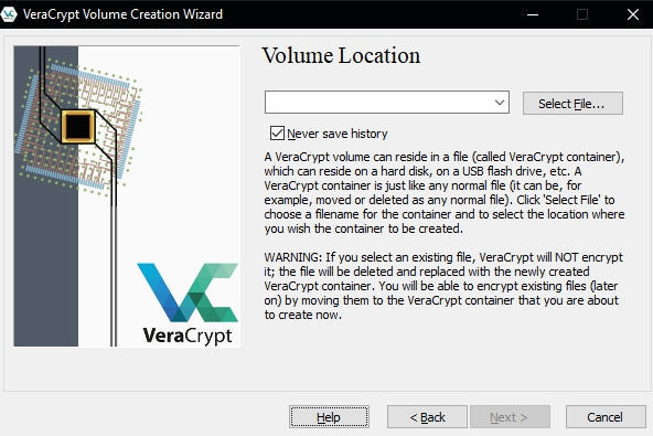 как зашифровать файлы и скрыть их паролем - VeraCrypt инструкция - скриншот 4
