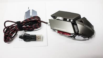 обзор LUOM G50 Programmable 10 Button Professional Mechanical Gaming Mouse - unboxing (распаковка) - фото 5 - мышь, провод и комплектация