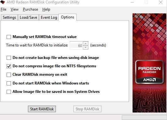 диск в оперативной памяти Windows - опции - скриншот 10