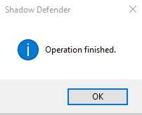 обзор Shadow Defender - защита компьютера - использование - скриншот 4