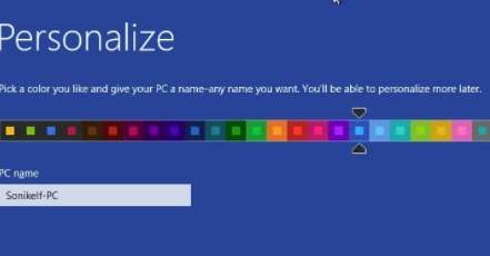 Как установить Windows 8 - скриншот 10 - персонализация