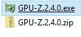 GPU Z - папка с программой - скриншот 3